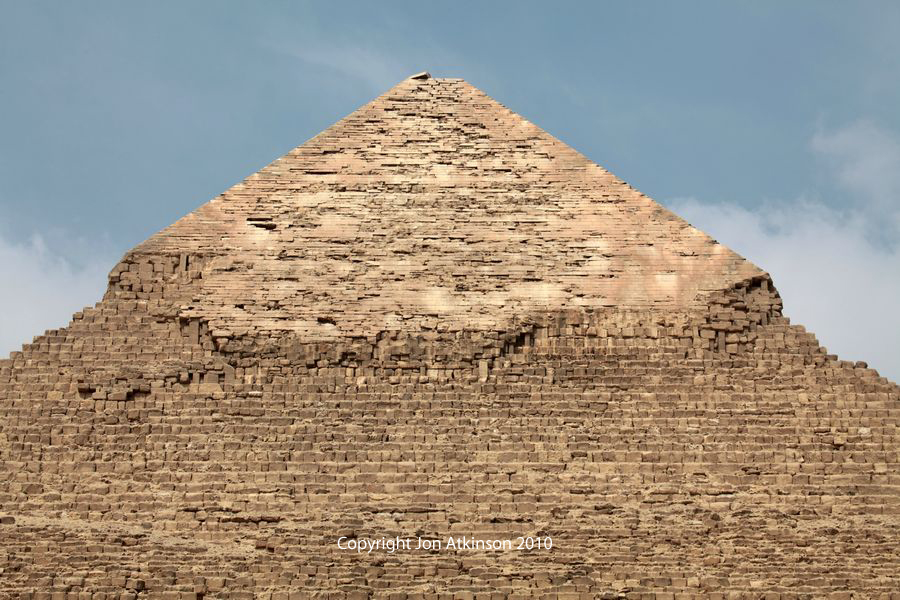 Summit of Pyramid, Khafre, Giza